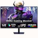 KTC 24 Inch 180Hz/190Hz Gaming Monitor, FHD PC Computer Monitor with Fast IPS Panel, HDR400, 133% sRGB, Bluelight Filter, 2 HDMI & 1 DP Port, Compatible Freesync and Wall Mountable, H24F8