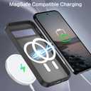 BENTOBEN for Google Pixel 8a Case, Pixel 8a Magnetic Case [Compatible with MagSafe] Translucent Matte Slim Shockproof Anti-Fingerprint Anti-Scratch Protective Cover for Google 8a 6.1’’Black
