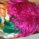 PLULON 10 Pieces Party Wigs and 10 Pieces Wig Caps Set, Neon Short Bob Wig Pack Costume Colorful Cosplay Wig Daily Party Hairpieces for Bachelorette Neon Party Favors, Halloween Decorations