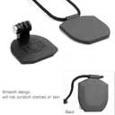 GEPULY Magnetic Neck Mount+Chest Mount for iPhone GoPro Hero 13 12 11 10 9 8 7 6 5 4 3 Max Session Insta360 AKASO DJI Necklace Selfie Holder Hands Free for Canon Digital Cameras Car
