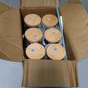 6 Pcs Inspirational Gifts 16 oz Glass Cups Bulk Aesthetic Can Shaped Coffee Cups with Bamboo Lid Straw Employee Appreciation Gifts for Women Teacher Nurse Office Favor (Christian)