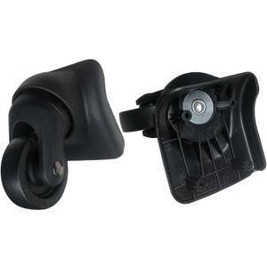 Luggage Wheels Replacement for Suitcase, Spinner Wheels Replacement Parts Roller Suitcase Tourister Travel Trunk Caster Luggage Kit (2 Pcs) (Black)