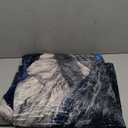 SOMEKLLY Starry Night Mountain Throw Blanket Soft Cozy Lightweight Flannel Blankets with Abstract River Landscape Art Printed for Nature Lovers Bedroom Dorm Office Decor Gifts 50x60 Inch