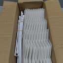 20Pcs Garden Edging Border Landscape Edging Lawn Garden Fence Decorative Landscape Border 20Ft Length Landscaping with 20 Pcs Stakes for Lawn Flower Bed Yard White