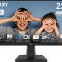 MSI PRO MP225, 22-inch IPS 1920 x 1080 (FHD) Computer Monitor, 100Hz, Adaptive-Synch, HDMI, Video Port, VESA Mountable, Tilt, 1ms, Black