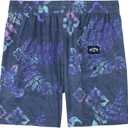 Billabong Boys Layback 4-Way Stretch Swim Trunks with UPF 50+ Sun Protection, Quick Dry Bathing Suit (18-20, Fog Good Times)