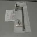 LANC Bathroom Hand Towel Holder Brushed Nickel Hand Towel Bar 10 Inche Right Side Square Towel Ring for Kitchen Bathroom Wall Mount Stainless Steel Modern Towel Racks Hanger, A8806BN