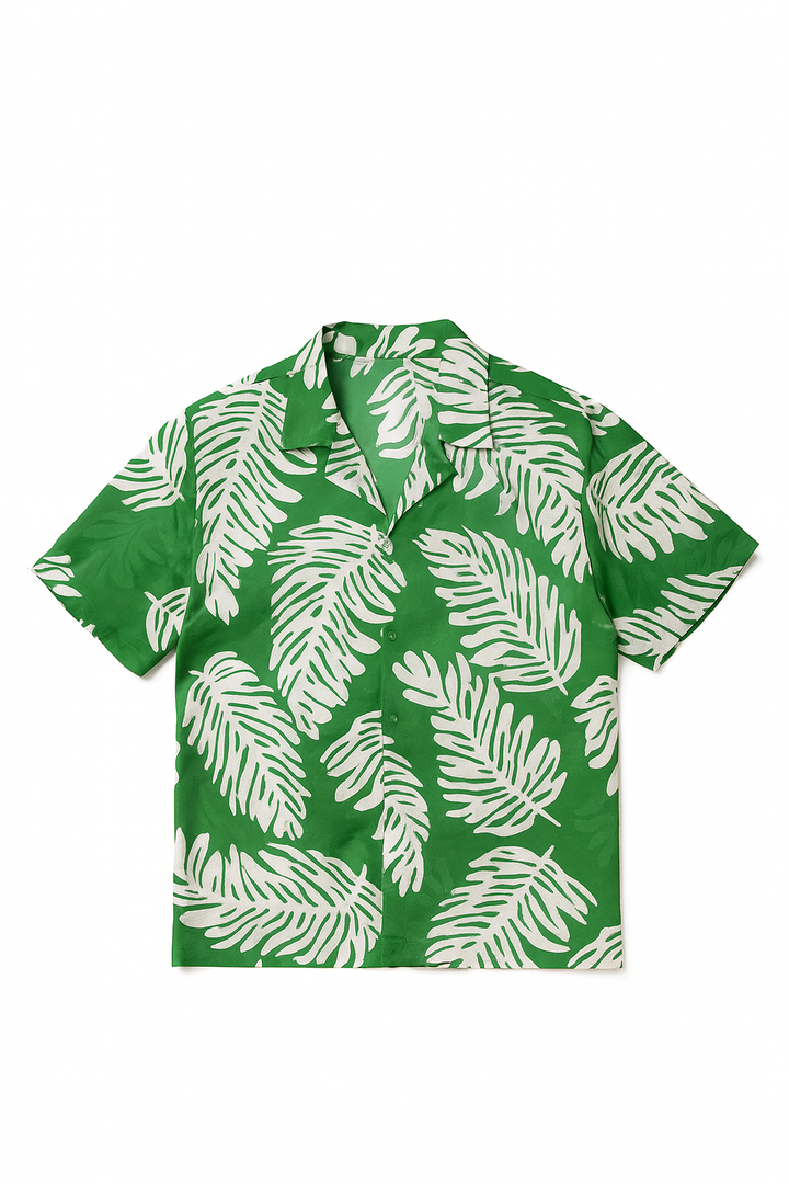 Men's Hawaiian Shirt, Size Large 