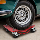 Car Dolly -8000 LBS Capacity Heavy Duty Wheel Dollies for Moving Vehicles - 3" Steel Wheels with Tire Protection - Fits Cars, SUVs, Trucks & ATVs - Garage & Repair Shop