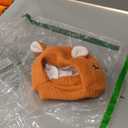 Quiet Ears for Dogs, Neck 14.96 Inch, Dog Ear Muffs Noise Protection Knitted Head Wrap Pet Hats for Medium to Large Pets(Orange)