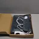 Deepsoon Heating Pad,Electric Heating Pads for Back,Neck,Moist Heating Pad for Abdomen Shoulder Knee Legs,Dry/Moist Heat&Auto Shut Off,Mother's Day Birthday for Men and Women,Dark Gray,24x12 Inch