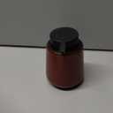 INGOFIN Ceramic Lotion Dispenser - 12 oz Refillable Hand Soap Dispenser Bathroom, Modern Liquid Soap Dispenser with Pump, Dish Dispenser for Kitchen,Kiln-Glazed Red Brown