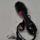 Dual Voltage Hair Dryer Brush with Negative Ion Anti-frizz Styler - Hot Air Volumizer for 110V-120V/220V-240V European and Travel Use