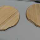 SINJEUN Set of 8 Absorbent Coasters, Natural Sandstone Coasters 4 Inch Absorbing Sandstone Coaster for Drinks, Water Absorbent Stone Coaster for Home, Office or Parties