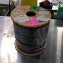 Monoprice Cat6A Ethernet Bulk Cable - Network Internet Cord - Solid, 550Mhz, FTP, CMR, Riser Rated, Pure Bare Copper Wire, 10G, 23AWG, No Logo, 1000ft, Black