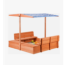 Kids Outdoor Wooden Sand Box