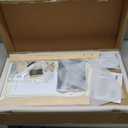 Tiny Land Wooden Play Store  Pretend Farmers Market & Coffee Shop with Cash Register, DIY Price Tags, Chalkboard, Pretend Grocery Store Role Play Toy for Toddlers