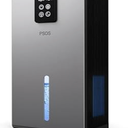 PSOS Dehumidifier, Dehumidifiers for Home, 98 OZ Water Tank, (1000 sq.ft) Quiet Dehumidifier for Basement Bathroom Bedroom with Humidity Display, Auto Shut Off, Relaxing 7 Color Ambient Light(Gray)