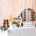 Fun Express Large Cardboard Donut Wall 27" x 20" Donut Display Stand for Weddings Parties Events & Buffets Holds Multiple Donuts Easy to Assemble & Reusable Perfect for Dessert Table 1 Piece