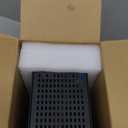 Aluminum Mini ITX Case with PCIe 3.0 Riser, JOYJOM Mini PC Case, SFF Small Form Factor PC Case, TX Computer Gaming Case Supports GPU Graphics Card (Black)