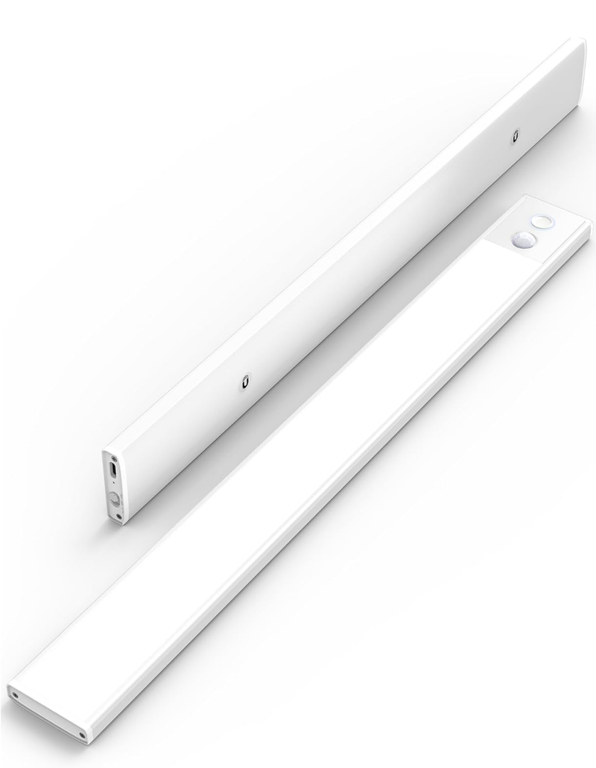 Led Closet Light, Dimmable Motion Sensor Under Cabinet Lights Built in Magnet Stick-on Anywhere, 9,8inch, Pack of 1
