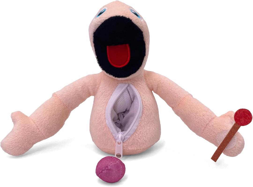 Yeeps Plush - 8" Plush Toys, Stuffed Animals, Dolls in Beige Perfect for Kids and Adults, Ideal for Birthdays, Christmas -Cute Halloween Plush Toy (Style # 2)