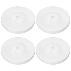 2 Pack 10 lb Balloon Arch Stand, Thickened Square White Plastic Base for Balloon Arch & Stand, Beach Wedding Indoor Outdoor Party Decor