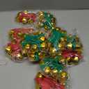 Augshy 24 Packs Christmas Wristbands Jingle Bells with Gold Bells, Bracelet Ankle Bells Musical Instruments for Christmas Gifts Party Favor Toys (Gold)