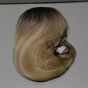 HAIRCUBE Layered Wigs for Women Synthetic Wig (Blonde with Black Roots)