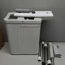 Mop and Bucket Set with AUTO Pump, 3-Zone Separate Dirty and Clean Water Floor Mop, Flat Mop and System with Wheels and Wringer, 4 Reusable Pads, One-Touch Water Filling for Floor Cleaning