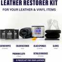 Leather Hero Leather Color Restorer for Couches, Leather Scratch Remover, Leather Couch Scratch Repair for Furniture and Car Seats - Complete Kit, Non-Toxic, Made in The USA (White)