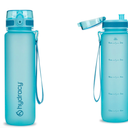 Coach 32 oz / 1 L Water Bottle with Time Marker and Chug Lid