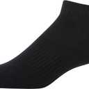 Gildan Men's Active Cotton Low Cut Socks (10-Pairs) (Black)