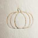 Tosleo Halloween Throw Pillow Covers 12x20 inch Set of 2 White Sequin Embroidery Pumpkins Pillow Cases Thanksgiving Home Party Pumpkin Fall Decor Plush Pillowcases Cushion Covers