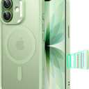 ESR for iPhone 17 Case, Camera Control, Compatible with MagSafe, Shockproof MilitaryGrade Protection, Magnetic Phone Case for iPhone 17, Classic Hybrid Case,Frosted Light Green