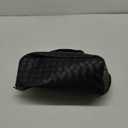 EACHY Travel Makeup Bag,Large Capacity Cosmetic Bags for Women,Waterproof Portable Pouch Open Flat Toiletry Bag Pattern Makeup Bag (BE-Black)