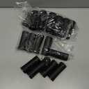 Black Plastic Curlers for Hair