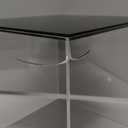 Fully Assembled Acrylic Display Case with Black Base, Clear Cube Dustproof Acrylic Display Box for Collectibles, Alternative Glass Case with Black Stand for Display, 6x6x6Inch