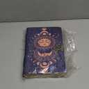 Sun & Moon Printed Journal, Handmade Deckle Edge Old Lined Journal, Sun Moon Journal, Leather Sketchbook, Leather Notebook, Leather Journal for Men, Leather Journal for Women, Drawing Journal, 9 x 6"