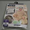 STAR WARS Grogu Official Infant Deluxe Halloween Costume - Premium Quality Minky Fabric Top and Pants with Cap and Non-Slip Grip Booties (12-18 months)