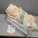 Abdtech Playpen for Babies and Toddlers 50x50 inch - Baby Gate Play yard with Soft Breathable Mesh Cover - Indoor and Outdoor Baby Play Pen - Portable Playpen for Babies (Apricot)