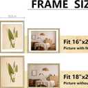 VIOLABBEY 18x24 Picture Frame Gold, Display 16x20 Picture with Mat or 18x24 without Mat, Ornate Vintage 18 x 24 Gold Frame for Wall Decor or Tabletop Display