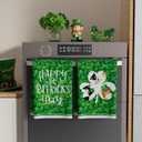 XCHI Green Shamrocks Clovers Cats Happy St. Patrick's Day Kitchen Towels Dish Towels 18x26 Inch Home Kitchen Decorations Hand Towels Set of 2 Drying Dishcloth