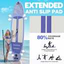 2 x Inflatable Paddle Board,Stand Up Paddle Board Set, Extra Wide SUP Board with Removable Fin, Floating Paddle, Hand Pump, Waterproof Phone Pouch,Traveling Board