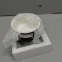 BSTKEY Ceramic Butter Warmer Set, Fondue Pot Melting Pot Set, Melt Hot Pot Round Bowl Set For Cheese Chocolate Butter Caramel, with 2 Dipping Forks