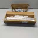 AmazerBath 20-84 Inches Arched Curved Shower Curtain Rod, Heavy Duty Shower Rod Rust Proof Bathroom Curtain Rod, Adjustable Telescoping Design Easy Segmented Installation, Need to Drill, Nickel