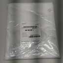 Waterproof Shower Curtain for Window Inside Shower, Plastic Bathroom Window Curtain Waterproof Heavy Duty Vinyl Peva with Hooks, Silky Frost, 40x36