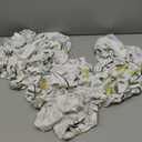 Chair Seat Covers Dining Room Set of 6,Soft Printed Patterned Stretch Non Slip Removable Washable Dining Seat Cover Protector Cover for Home Hotel Banquet Wedding Party (Yellow Lemon Light Blue Flower