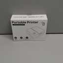 Label Maker Machine - Portable Bluetooth Mini Label Printer - Smartphone Handheld Thermal Sticker Small Labeler Multiple Templates Font Icon Inkless Custom Label for Home Kids School Items