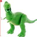 Mattel DisneyPixar Toy Story 4 True Talkers Rex Figure, 7.8 in / 19.81 cm-Tall Posable, Talking Character Figure with Authentic Movie-Inspired Look and 15+ Phrases, Gift for Kids 3 Years and Older